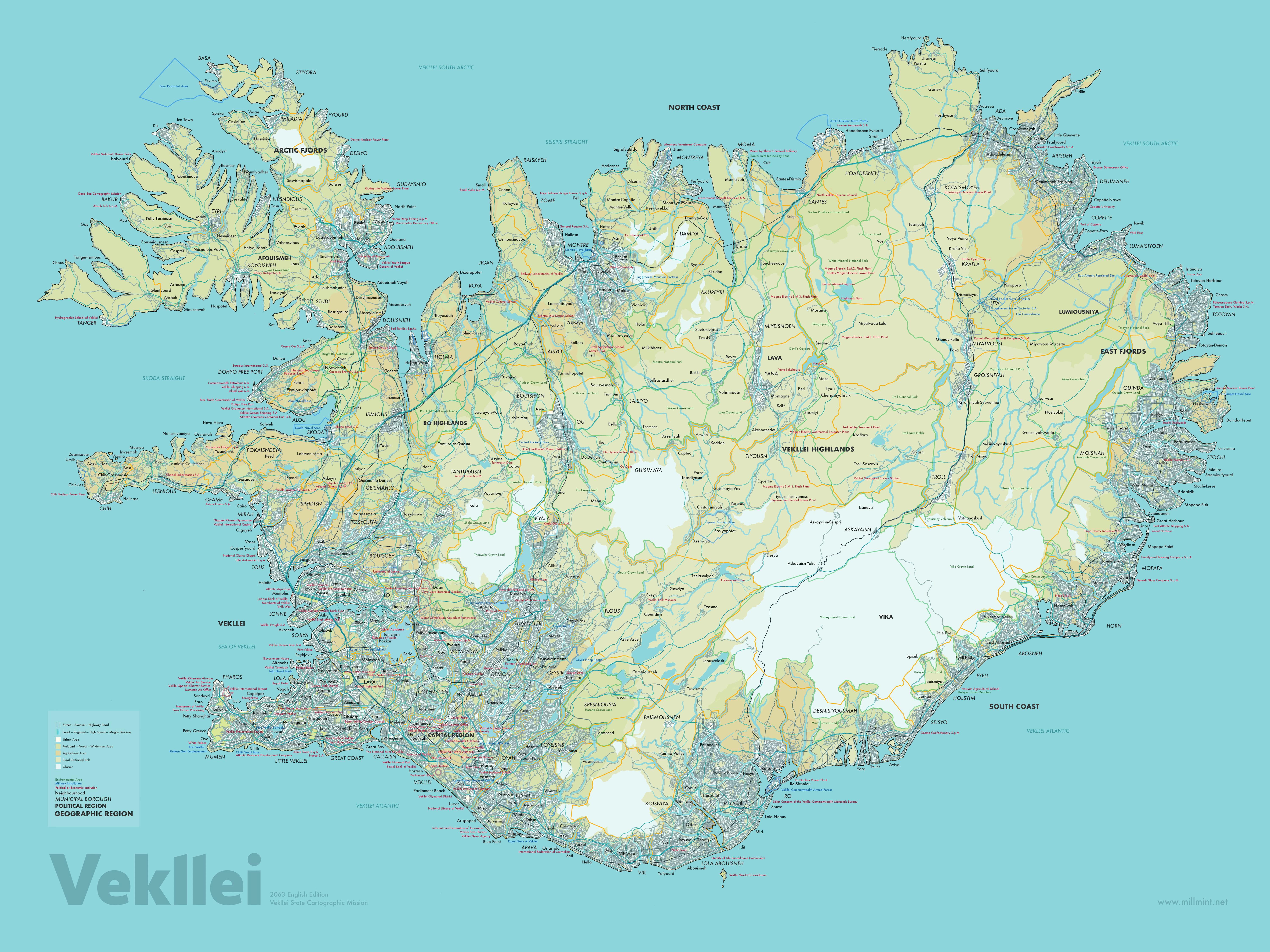 Map of Vekllei